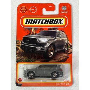 Matchbox Car 2022 Infiniti QX80 Toy Race Cars 1 64 Diecast Metal Kids Gift 2024